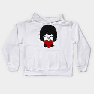 laughing jack valentine chibi Kids Hoodie